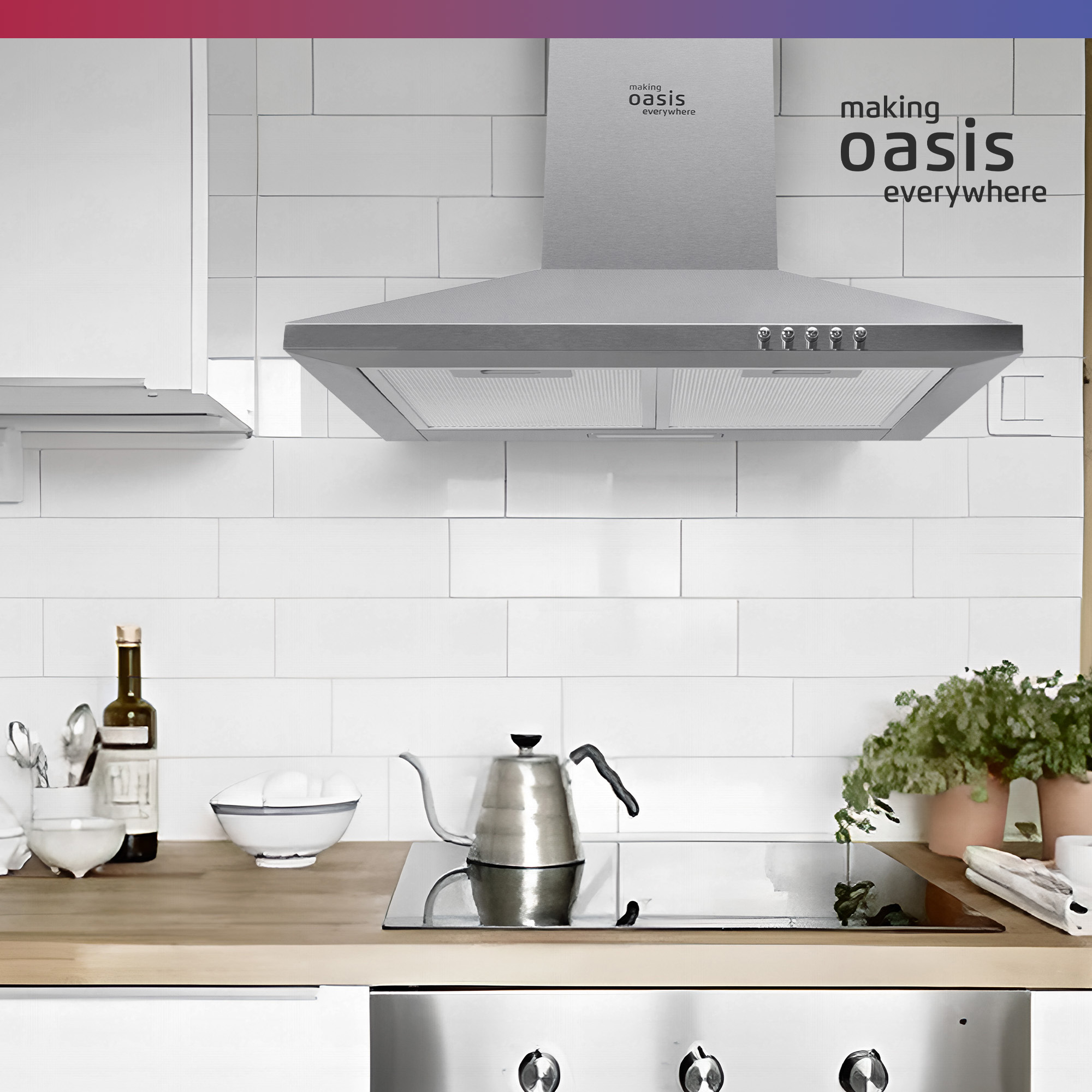 5355944 Вытяжка каминная Oasis KB-50S серебристый STDN-0151223 - Вид №11