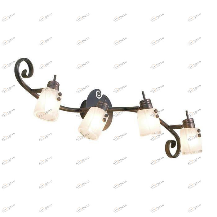 Спот настенный галогеновый на 3 лампы белый "Верона" CL513541 CITILUX ВЕРОНА 00-3923745 Белый;коричневый