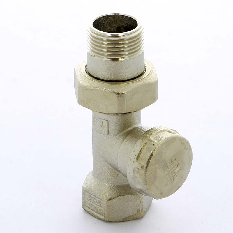 Вентиль НВ для радиаторов обратный с разъемным соединением TIEMME 3/4" 3330004 - Вид №1