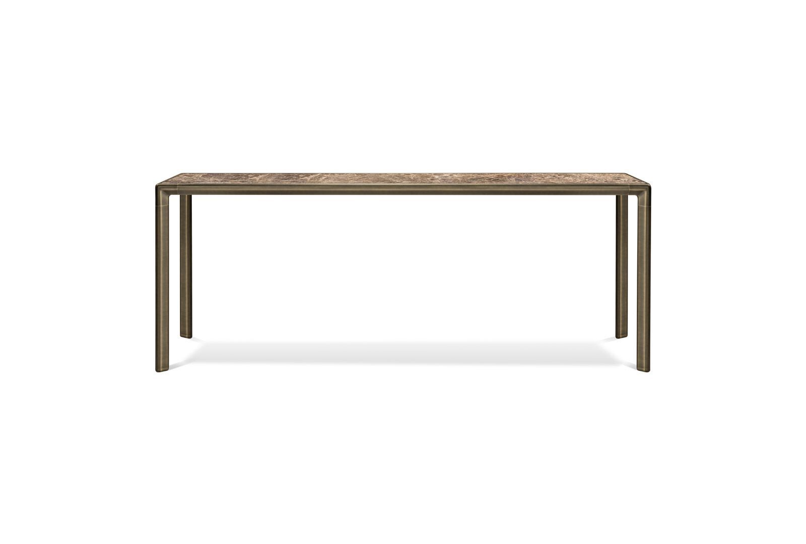 Прямоугольная консоль с алюминиевой рамой GHIDINI1961 рамка ARCH-00030705 - Вид №3