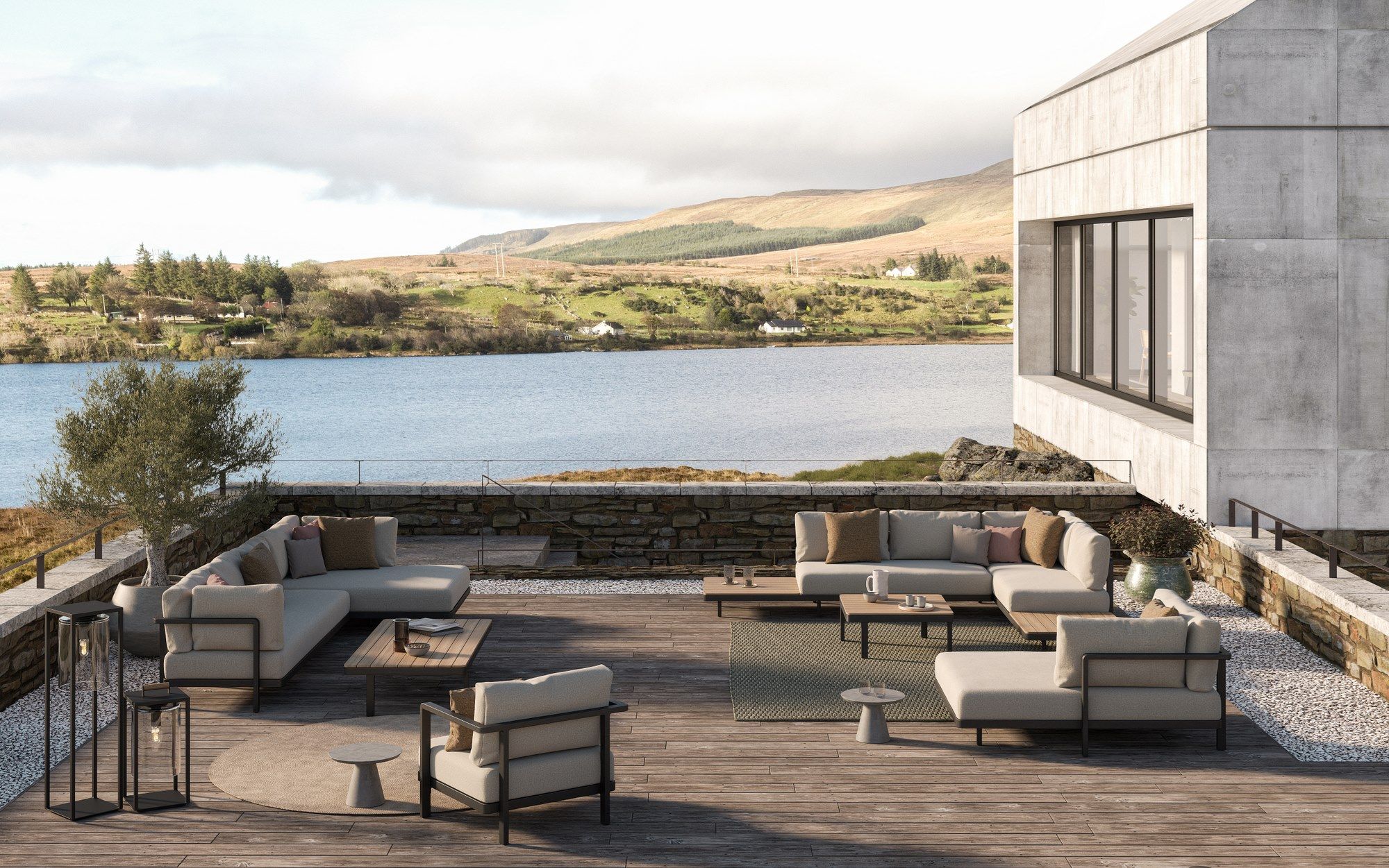 Садовое кресло Batyline® с подлокотниками Royal Botania Alura Lounge ARCH-00062718 - Вид №1