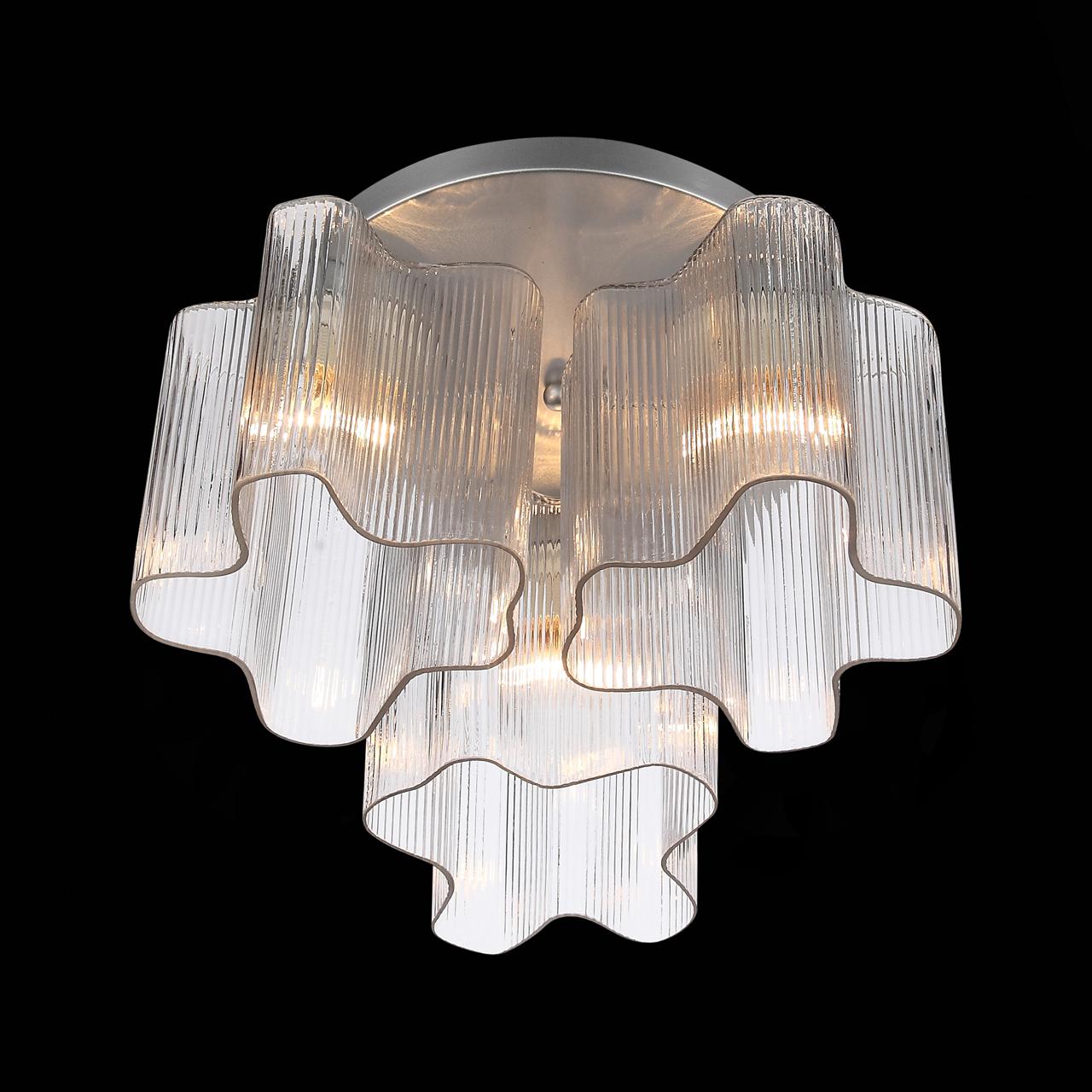 Потолочная люстра ST Luce Onde SL117.102.03 ST LUCE ONDE 328343 Серебро;прозрачный - Вид №2