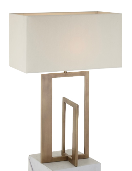 Настольная лампа Kenley от RVAstley 5884 RVASTLEY ИНТЕРЬЕРНЫЕ 061985 Белый;золото  - Вид №1