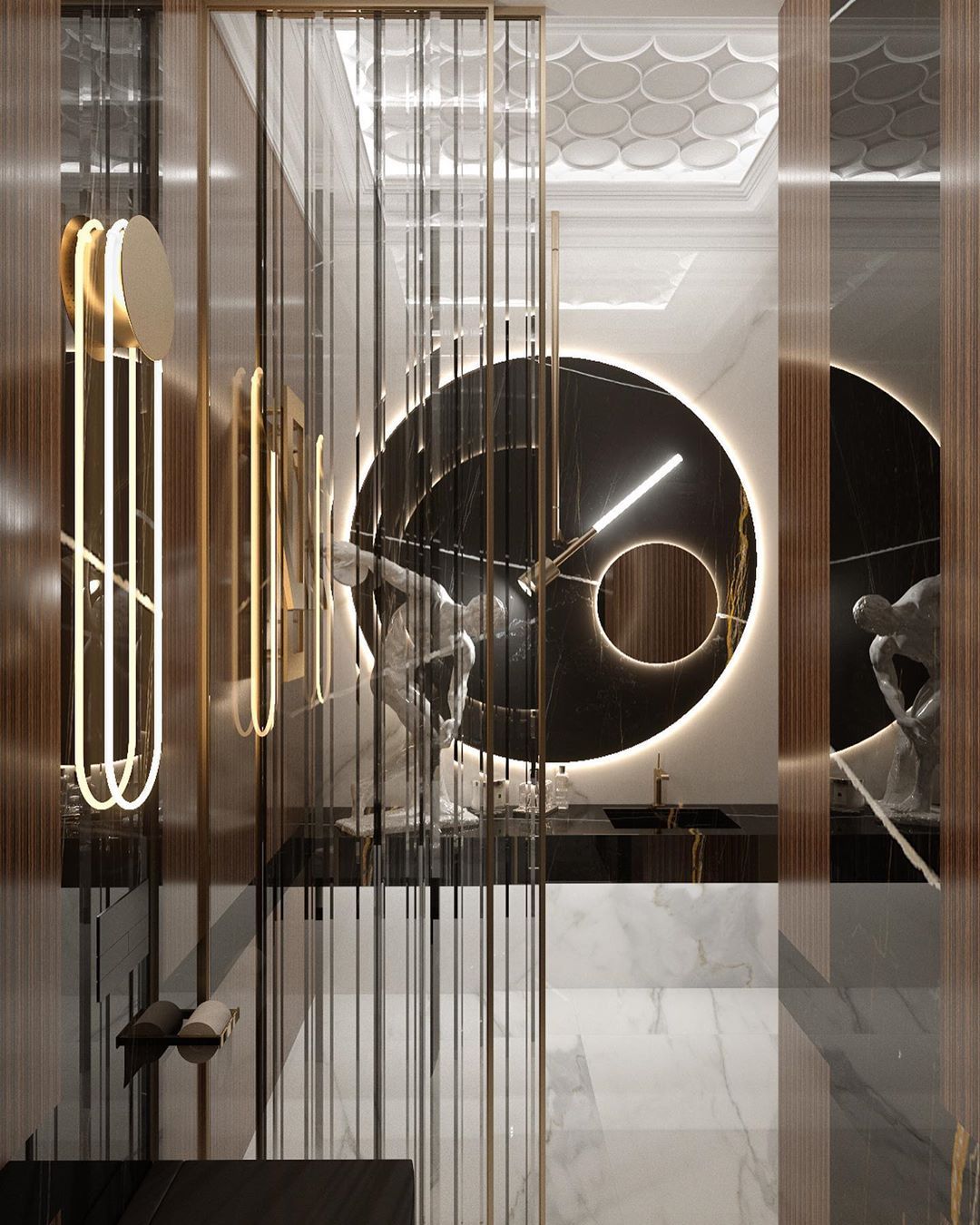 Стеклянный светодиодный настенный светильник Darmes Ra ARCH-00050010 - Вид №34