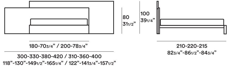 JESSE Кровать из орехового дерева с высоким тканевым изголовьем Mylove sun-id-1465561 - Вид №2