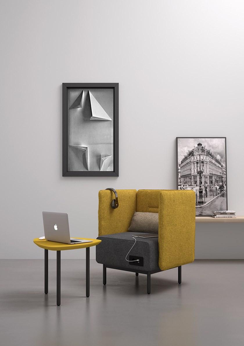 Leyform Кресло из огнестойкой ткани с разъемом USB Around 5231lb  - Вид №4