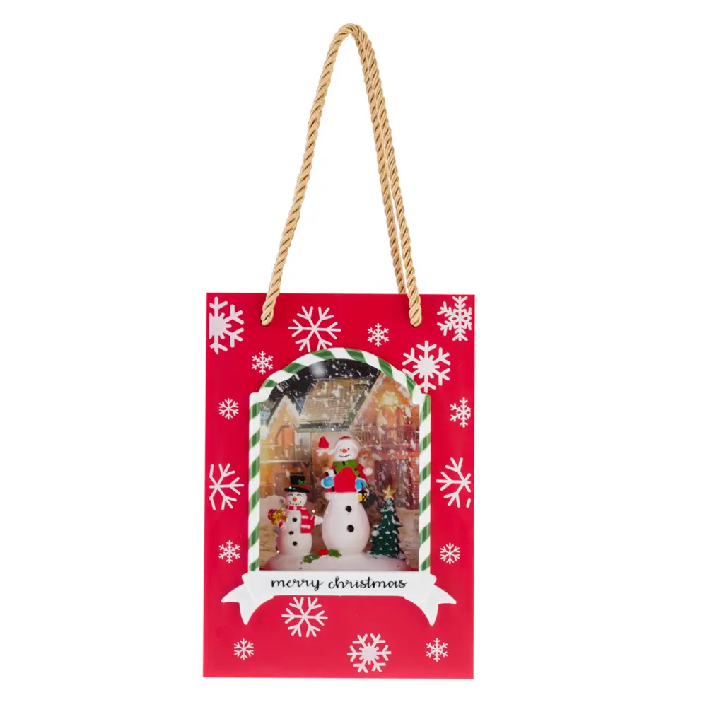 89380294 Электрогирлянда - фигура Подарочный для дома 2 лампы 22 см красный STLM-1383195 Santreyd  - Вид №3