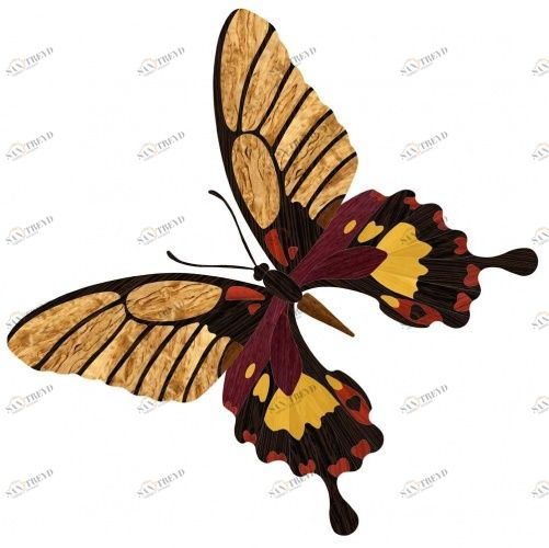 Художественный паркет Da Vinci Паркетный Декор 26-001 Орех американский Селект (Гладкая) 400х300 мм 26012001