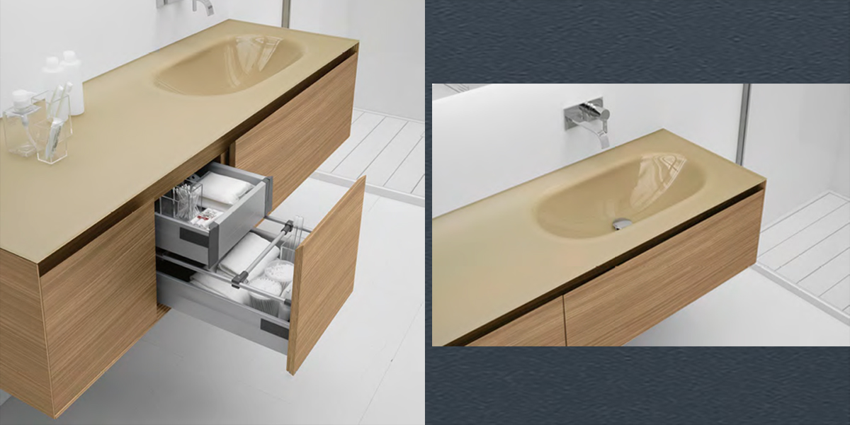 Комплект мебели №86 162 см Antonio Lupi PANTA REI Antoniolupi 86PANTAREI - Вид №1