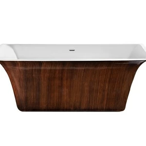 Ванна акриловая отдельностоящая Brown Wood Lagard EVORA