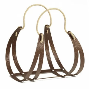 Grillux Дровница с пеньковой ручкой L