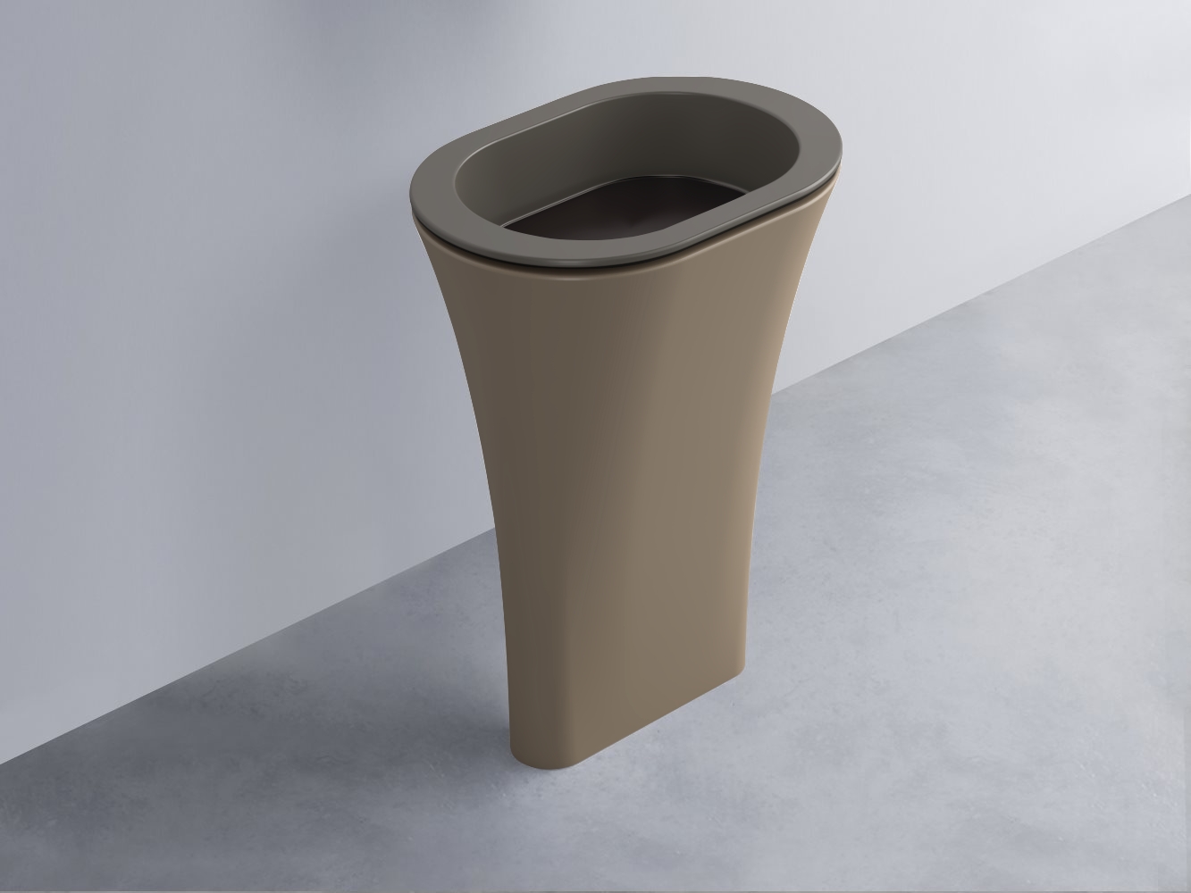 AMLA65-FN+AMPILO-LV+AMCOLO-AN Раковина Amedeo Ovale отдельностоящая cielo Enjoy + Amedeo Ceramica Cielo