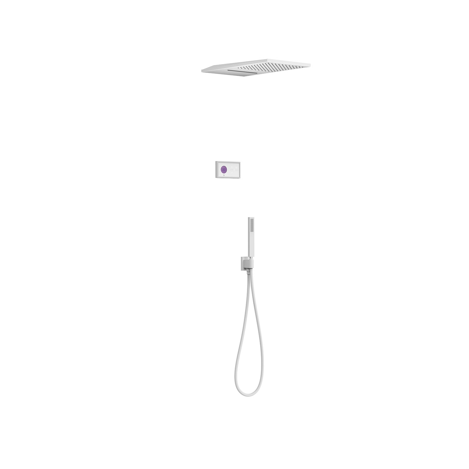 КОМПЛЕКТ ДЛЯ ДУША de grifo termostático electrónico empotrado de 3 вида Душевой Техники Blue Edition para ducha-09286308BM TRES Electronic