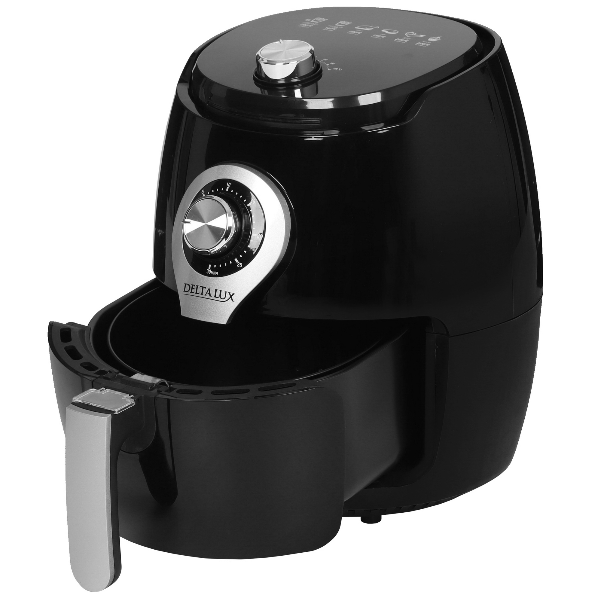 8139807 Аэрогриль DELTA LUX DL-6100 черный STDN-0095385 - Вид №2