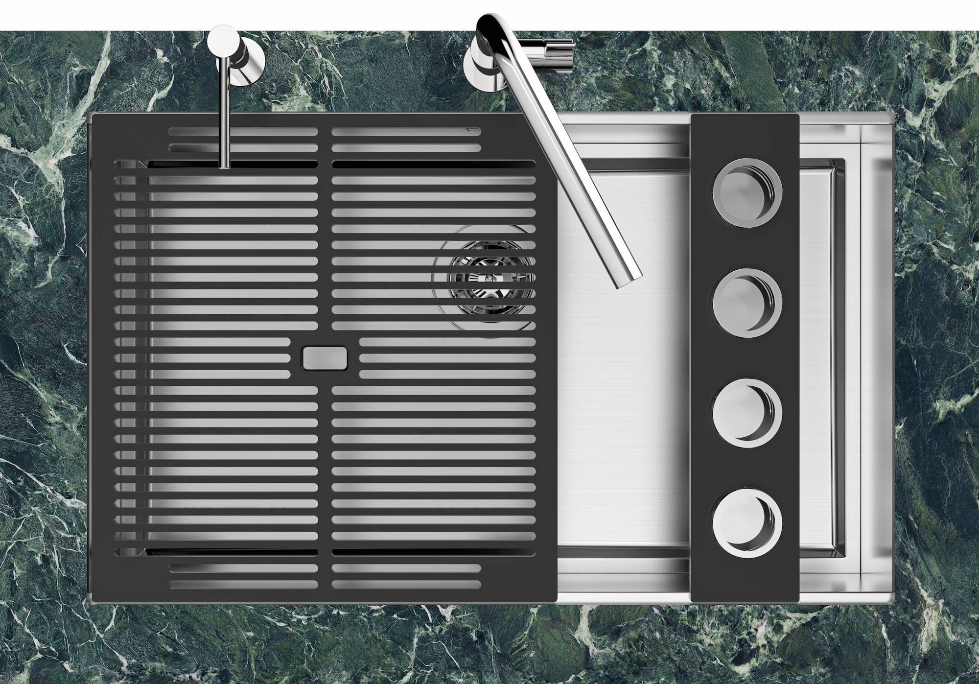 Раковина из нержавеющей стали Foster Quadra Evo ARCH-00122038 - Вид №2