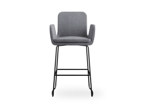 Тканевый табурет с подлокотниками