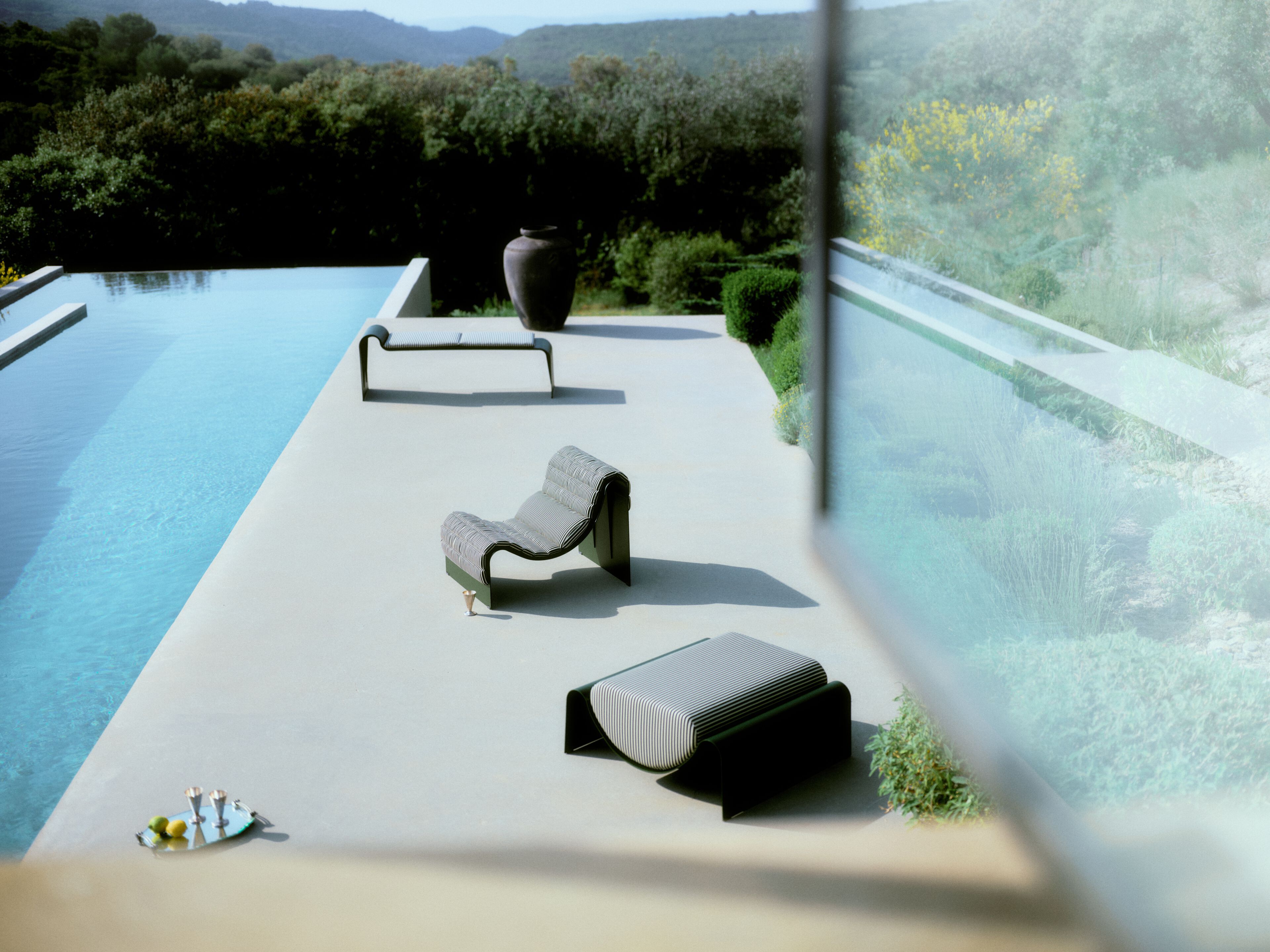 Алюминиевая подставка для ног с порошковым покрытием Petite Friture Eclipse ARCH-00140544 - Вид №6