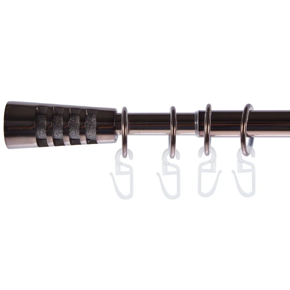 Карниз двухрядный Трапеция раздвижной 160-300 см цвет коньячный ARTTEX STLM-2189587