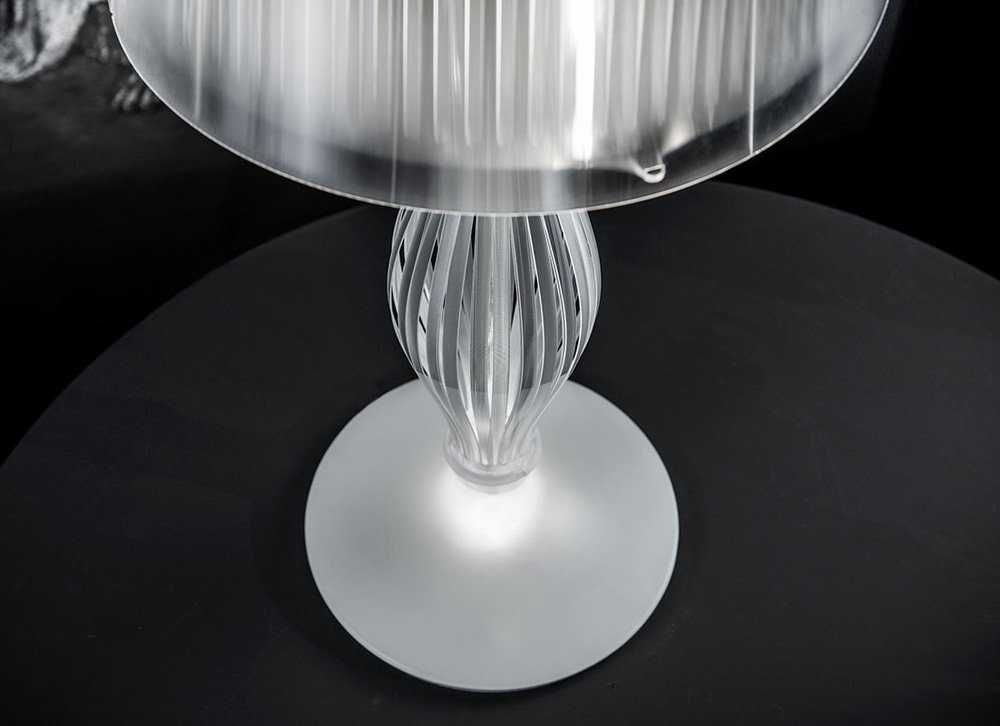 Настольная лампа Liza Prisma от Slamp SLAMP КЛАССИЧЕСКИЕ 244887 Прозрачный;серебро  - Вид №2