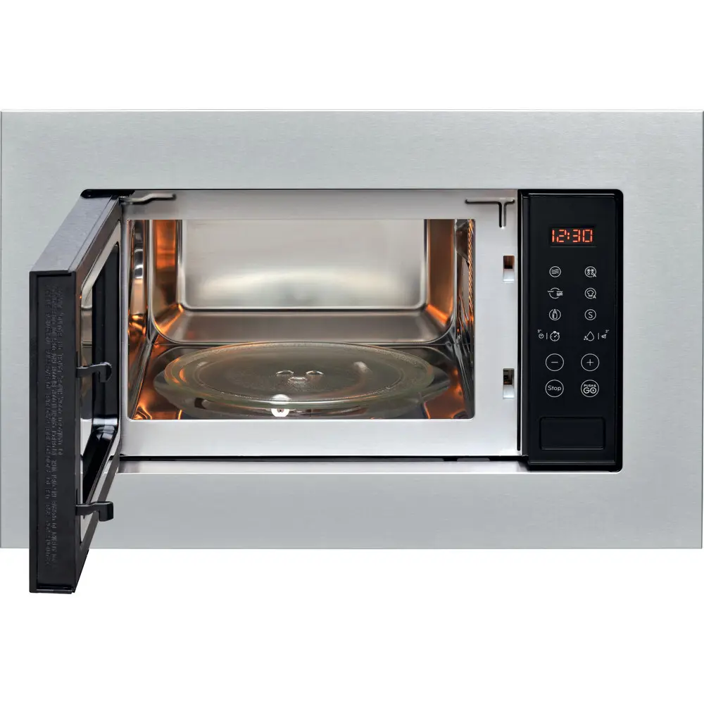 Микроволновая печь встраиваемая Indesit MWI 120 GX 59.4x39x54 см цвет матовая сталь STLM-2070364 - Вид №1