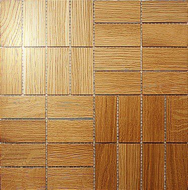 Мозаика и 3D панели из дерева Da Vinci Мозаика Comfort 050 Дуб Селект (Гладкая) 288х288 мм 1301100050 - Вид №1