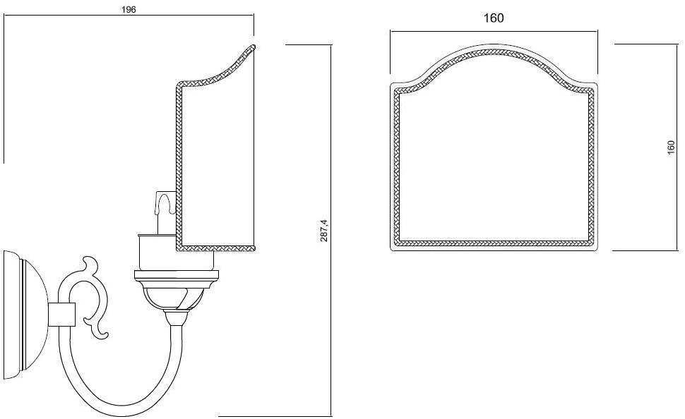 BLEU PROVENCE Настенный светильник для ванной комнаты Applique Aba04 - Вид №5