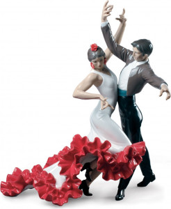 10669103 LLADRO Фигурка Lladro "Танец фламенко" 38х44см Фарфор