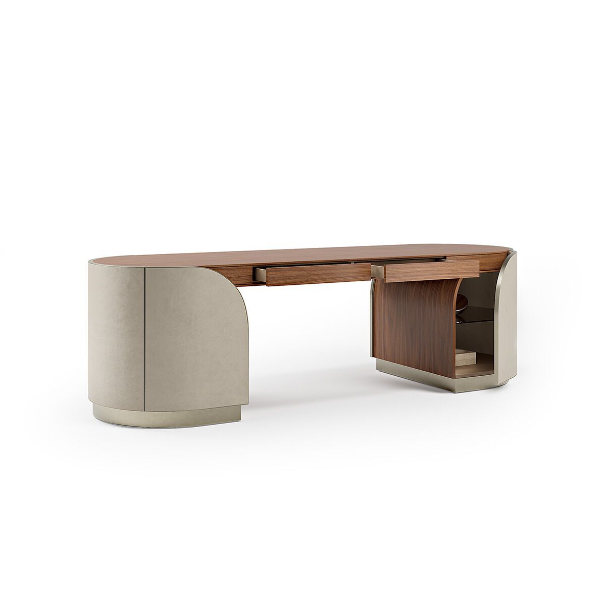 Кожаный стол с ящиками Capital Collection Duna ARCH-00048606 - Вид №14