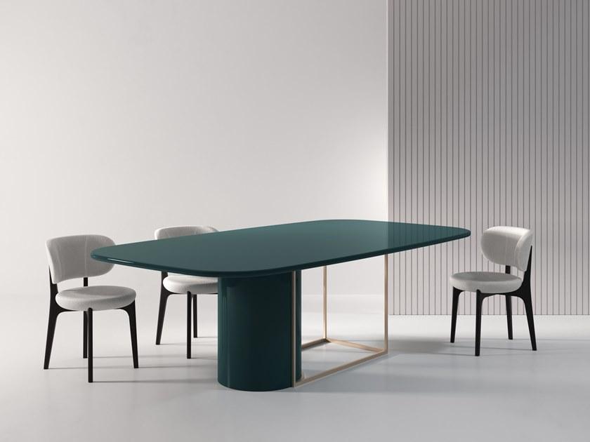 Secolo Horus Обеденный стол 240 x 130 x 72 из глянцевого/матового лакированного дерева  - Вид №8