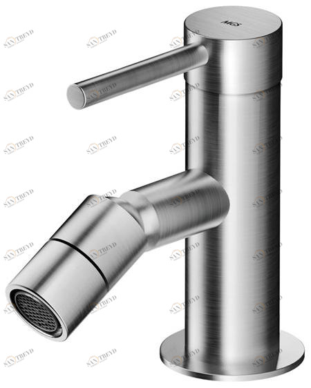 MGS Смеситель для биде из нержавеющей стали, устанавливаемый на столешницу, с регулируемым изливом Minimal sun-id-1447503