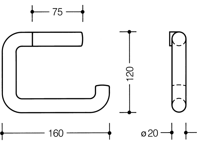 477.21D100 Держатель рулона туалетной бумаги Active+ HEWI System 111 | Polyamid  - Вид №3