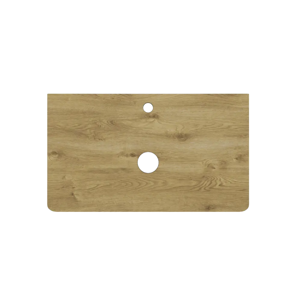 Столешница для ванной комнаты Iddis Lahta LAH80VNi89 80x46.3 см МДФ цвет дуб светлый STLM-2091929 - Вид №1