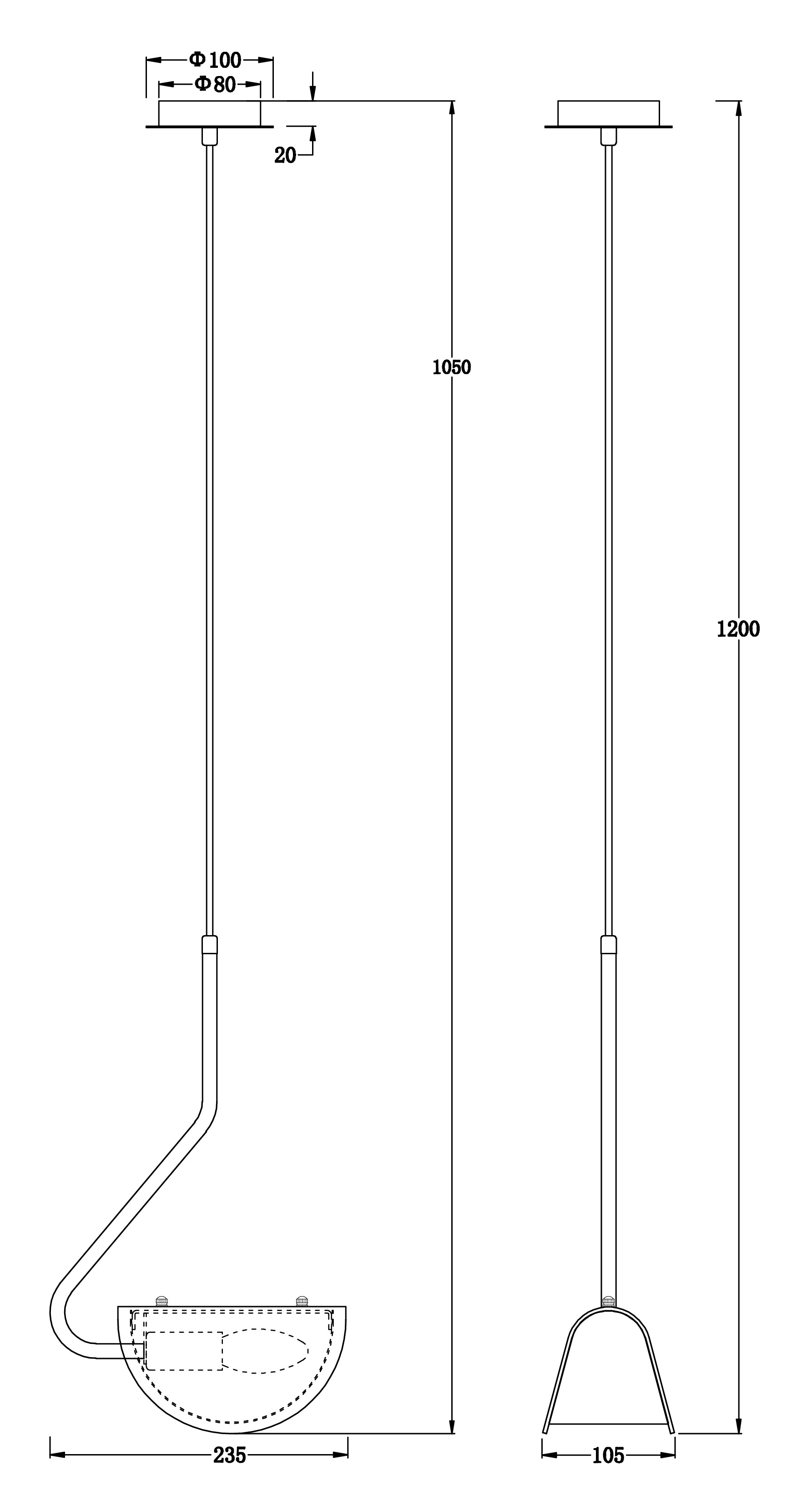 Подвесной светильник Freya Mallow с матовой медной основой и стеклянным плафоном 86463972 STLM-0069002 - Вид №4