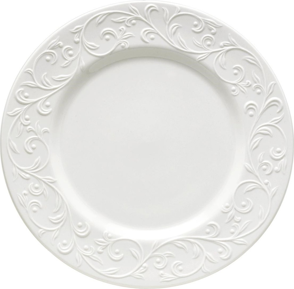 10525060 Lenox Тарелка обеденная Lenox "Чистый опал, рельеф" 28,5см Фарфор 