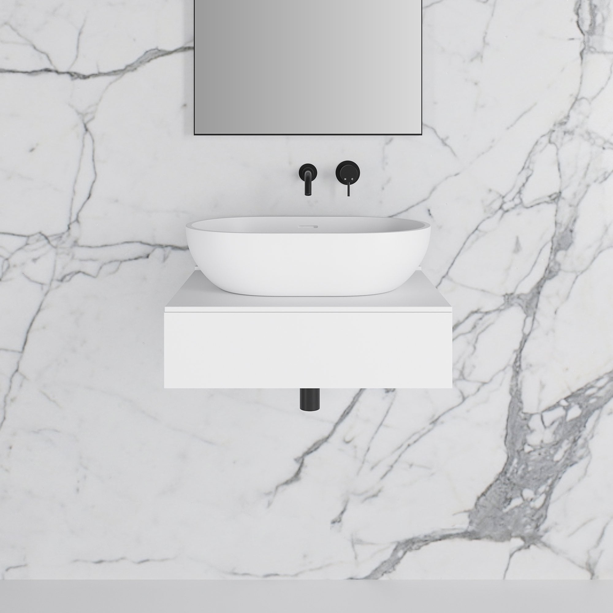 Квадратное зеркало с рамой стены LUSSO Luxe ARCH-00047029