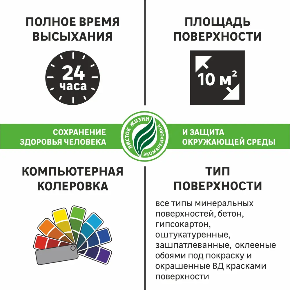 Краска для стен в детской комнате Luxens база A 1 л 82025673 STLM-2205380  - Вид №1