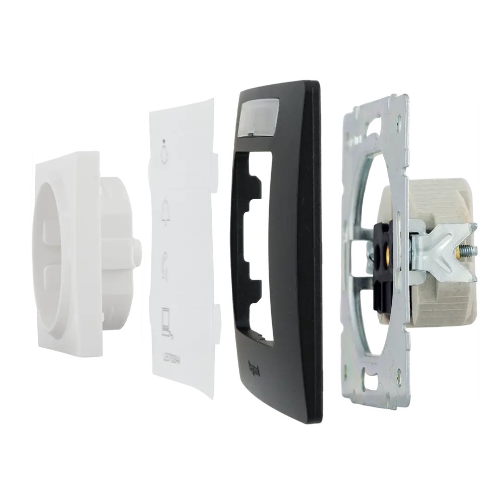 Рамка для розеток и выключателей Legrand Etika 1 пост, цвет антрацит 82496643 STLM-2093910 - Вид №3