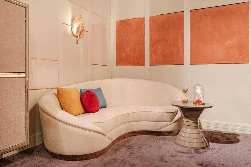 Vismara Design Изогнутый кожаный диван Luxury entertainment sun-id-1412795 - Вид №5