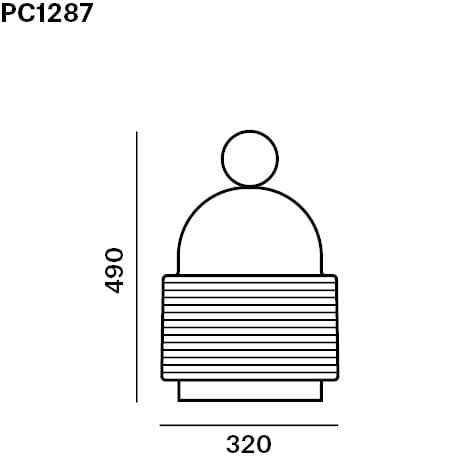 Батарея выдувное стекло светодиодный торшер BROKIS Dome Nomad ARCH-00098223 - Вид №23