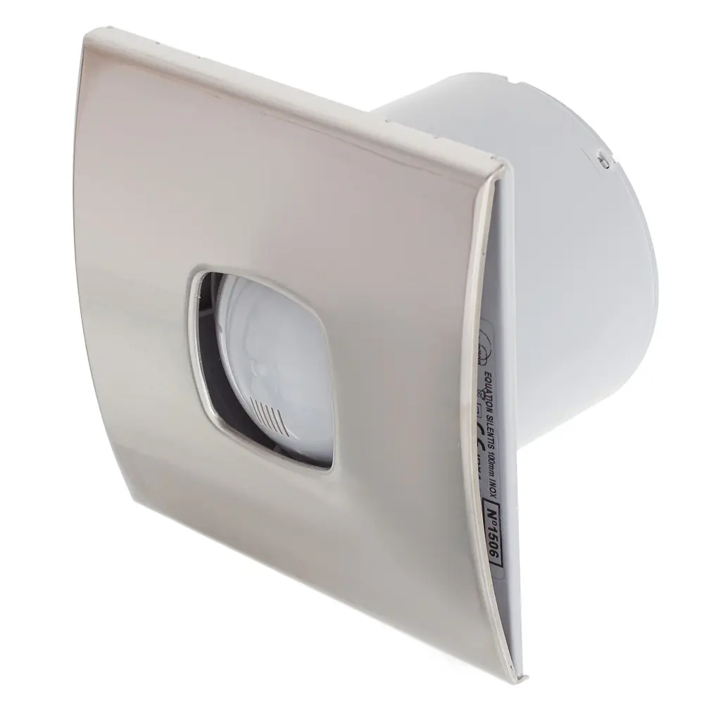 Вентилятор осевой вытяжной Equation D100 мм 31 дБ 98 м³/ч цвет серебристый STLM-2061021