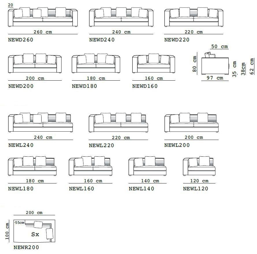 Flexstyle Модульный угловой диван из ткани New york sun-id-1413155 - Вид №11
