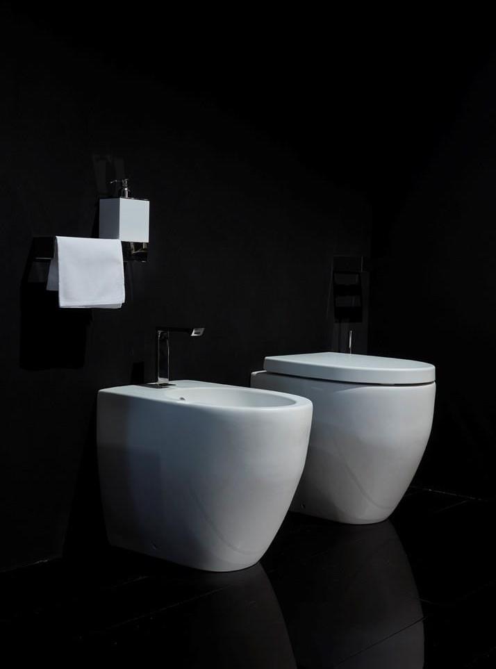 Приставной унитаз напольный Белый Rifra  Италия sun-id-1411652 - Вид №3