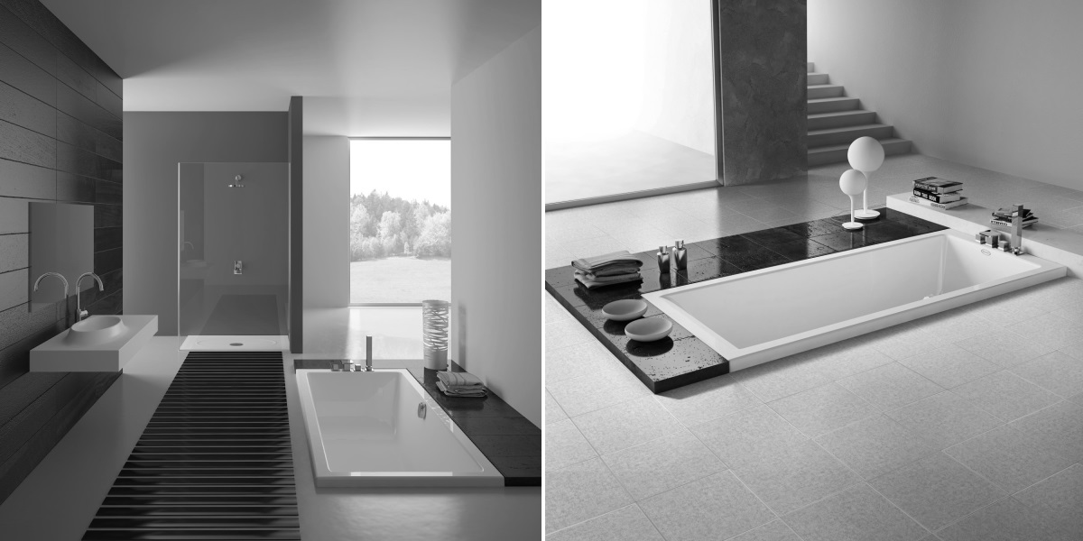 Ванна с наддувом без панелей Moove Blower 170х75 9B50-06315 Sx Jacuzzi 9B5006315SX - Вид №3