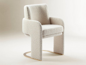 Консольный стул с подлокотниками