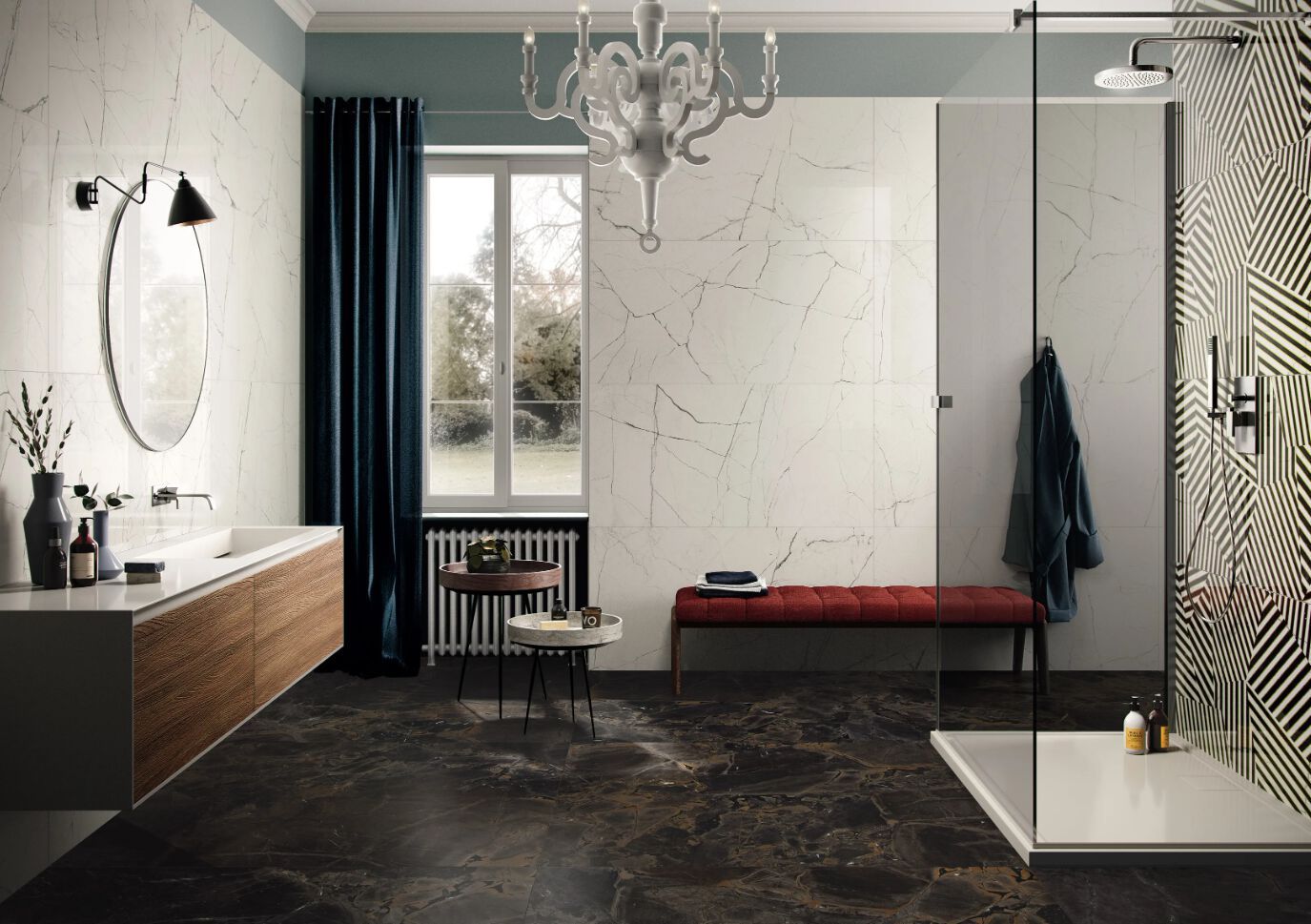 Пол / напольное покрытие из керамогранита с мраморным эффектом Imola THE ROOM ARCH-00073362 - Вид №49