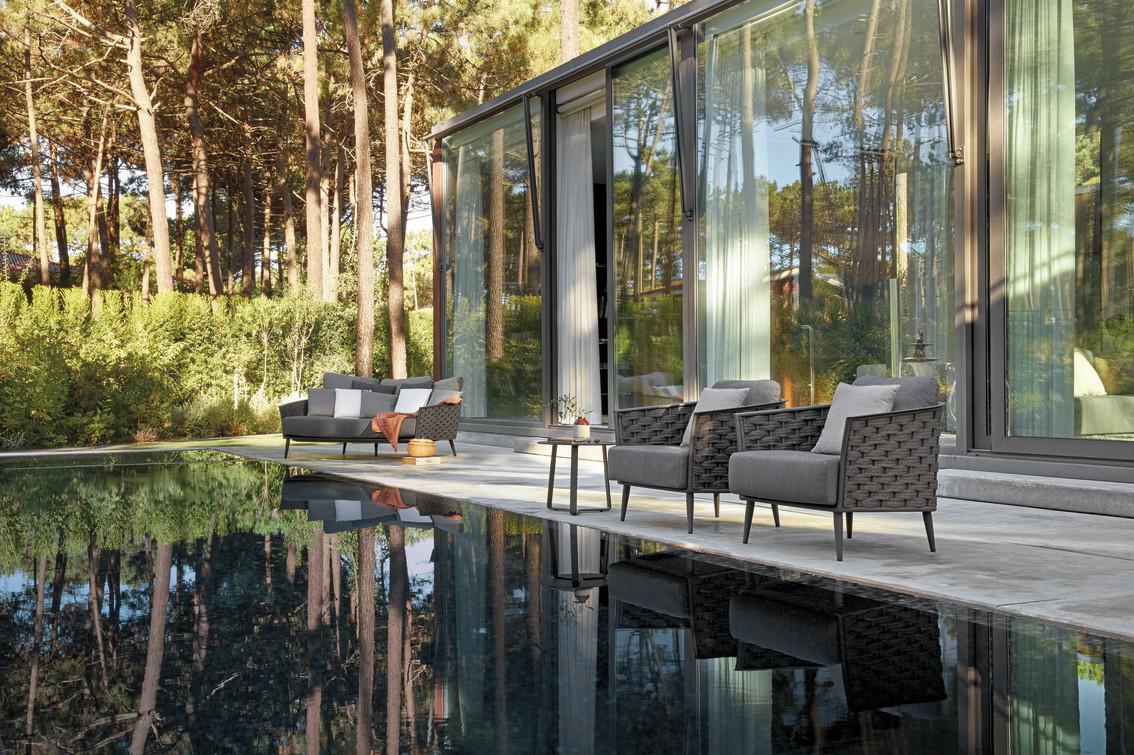 MNST330 1 мест. белый веревка 45мм серебристая Manutti Cascade - Вид №9