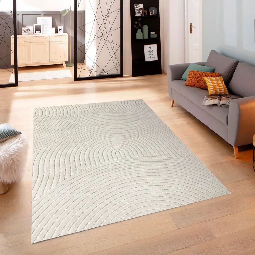 CTIM Ковер «Луна» 200x300 см кремовый с рельефным ворсом 89360176 STLM-1501980 - Вид №6