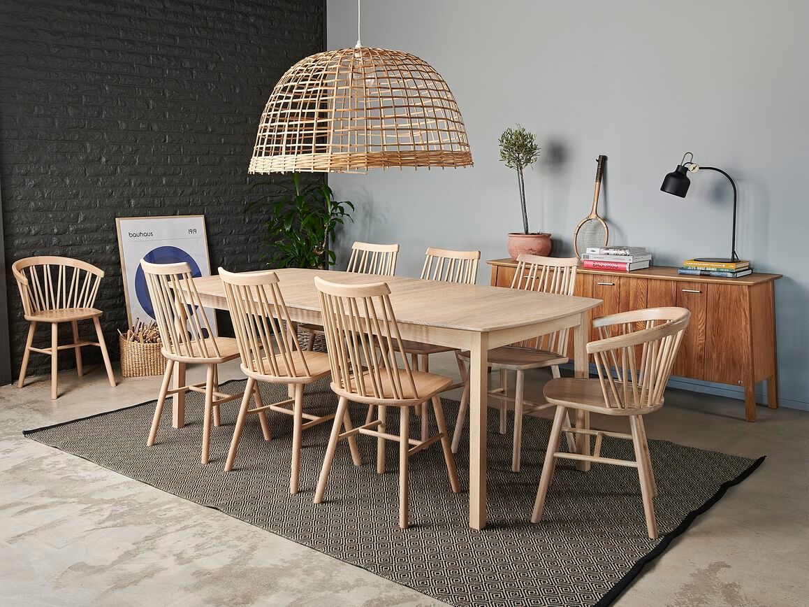 Прямоугольный стол из белого промасленного дуба Hans K ZigZag ARCH-00133771 - Вид №2