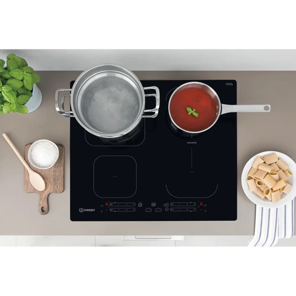 Варочная панель индукционная Indesit IB 65B60 NE 4 конфорки 59x51 см цвет чёрный 82597940 STLM-2042994  - Вид №7