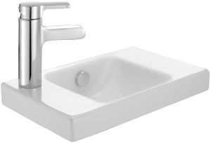 E4759G-00 Компактный умывальник 40 см, отверстие под смеситель слева JACOB DELAFON ODÉON UP